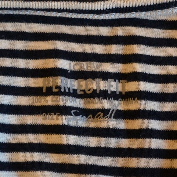 J. Crew Size Small Black and White Tank Top - Picture 3 of 3